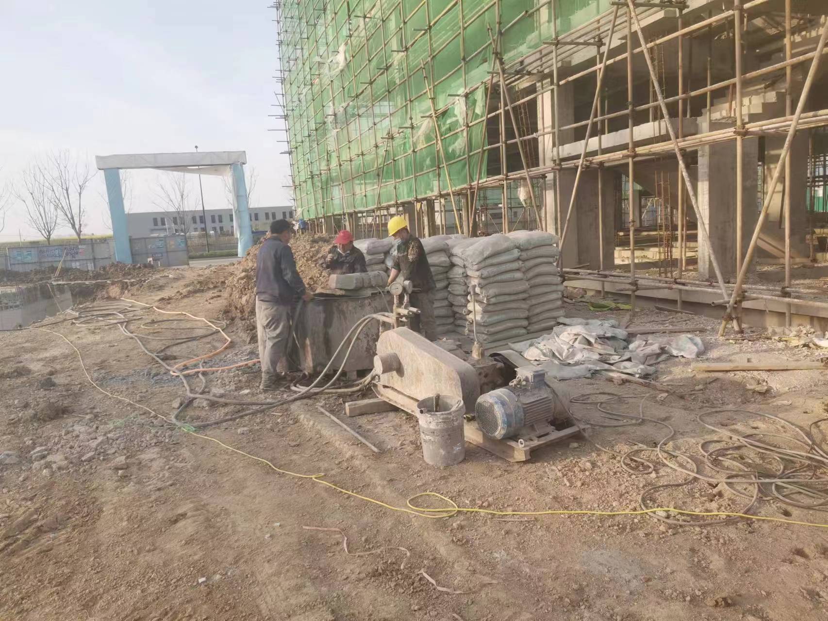 通山别墅下沉注浆