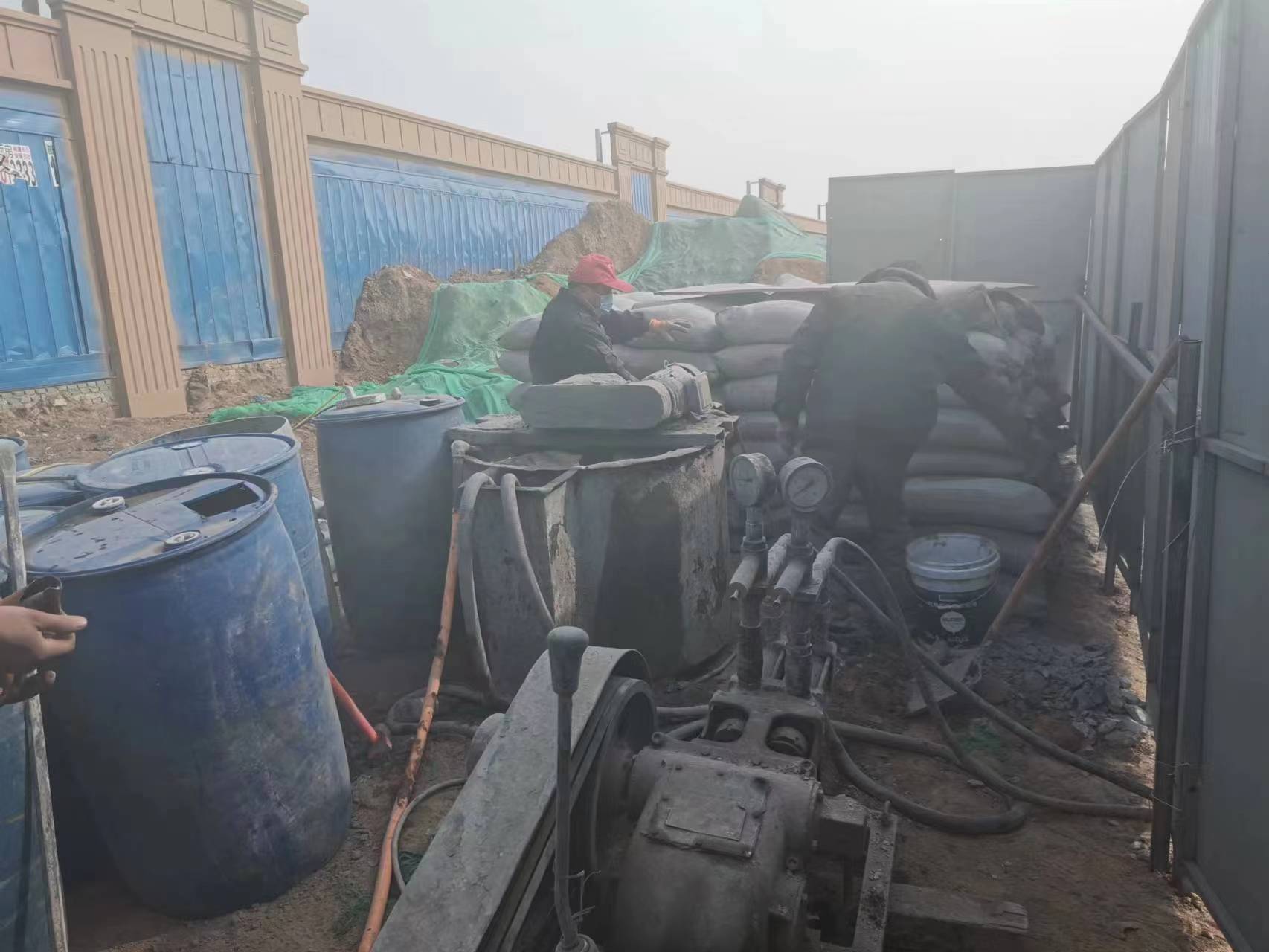 通山房屋下沉注浆